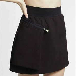 Nike Skirt Tech Pack‎ Sportswear Black Zipper Pouch Size Small